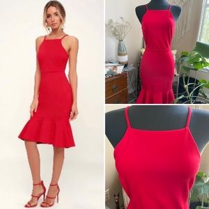 Lulus Spaghetti Strap Red Dress
